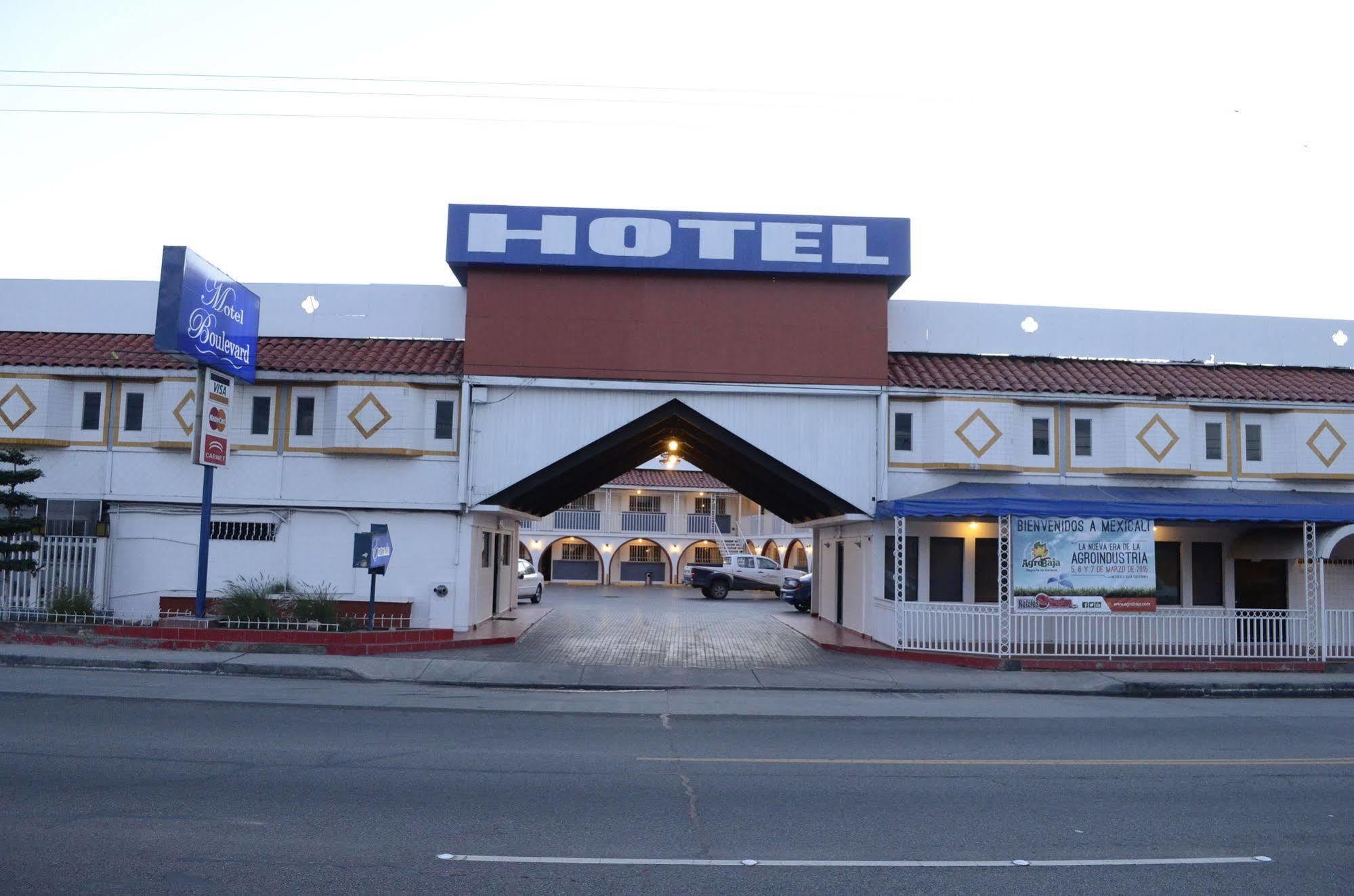 Hotel Boulevard Mexicali Bagian luar foto